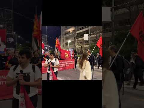 Platform march commemorating
