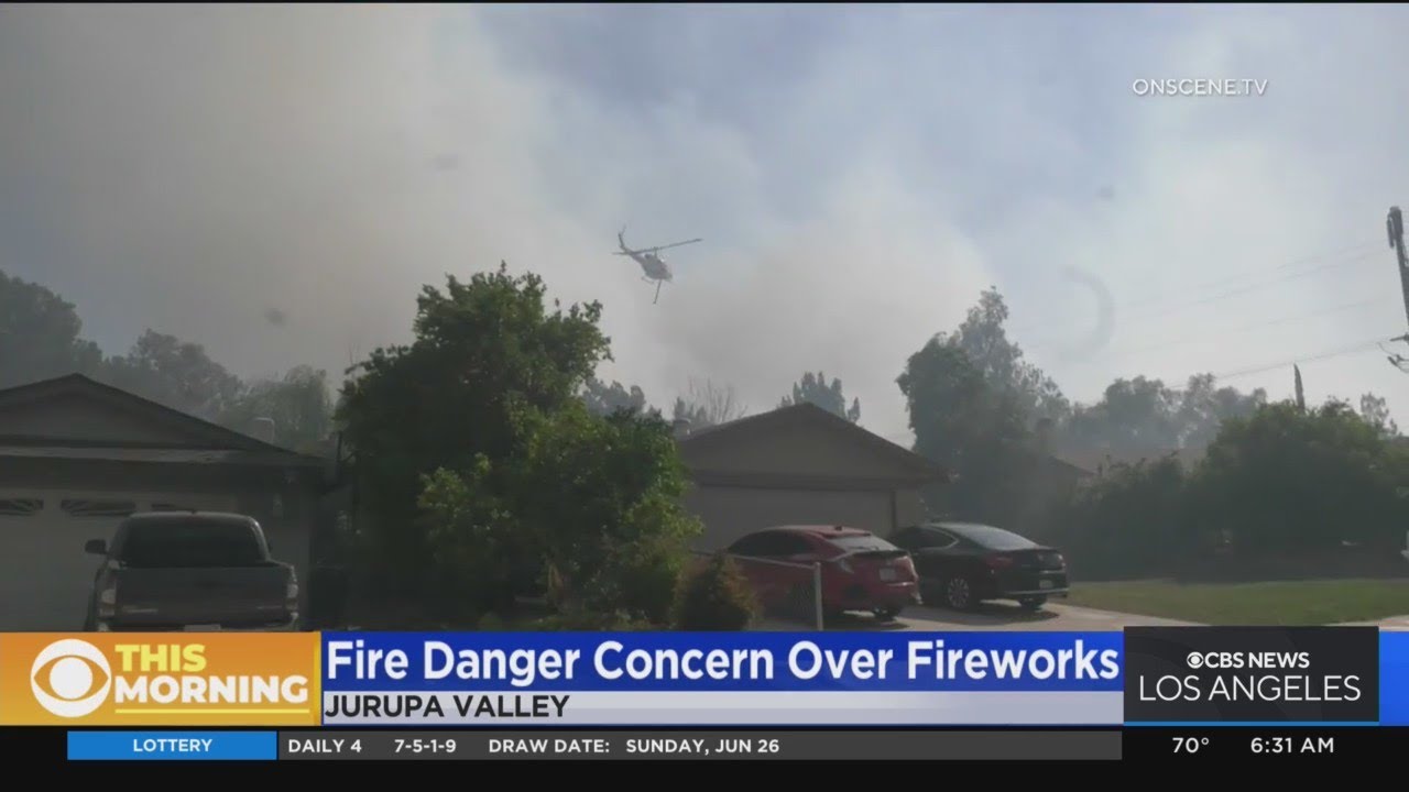 Fire concerns heightened as heat wave moves through Southland - YouTube