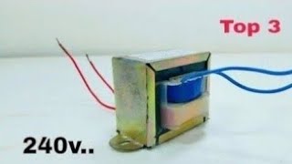 Don't Miss This.240v Transformer From Big Lightbulb Capacitor At Homes