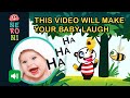 Make your baby laugh  music sounds and visuals that make babies laugh  goofy panda eats honey