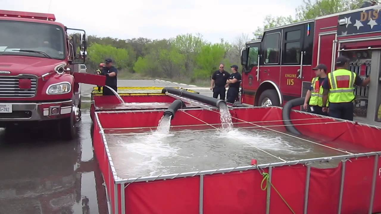 Part 4 Rural Water Supply Drill District 7 Fire Rescue, Texas
