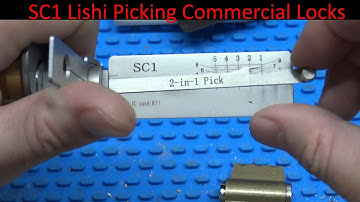 (526) 2 Locks Picked Open Using the SC1 Lishi Tool