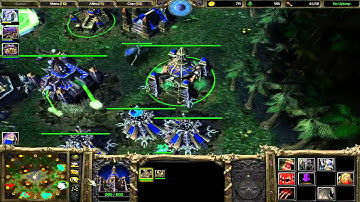 4v4 Random Team #67 Warcraft 3 The Frozen Throne Battle net Multiplayer Commentary