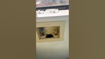 replacing a leaking laundry valve