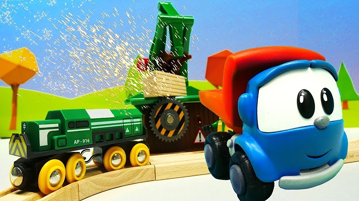 Spielzeugvideo mit Brio Toys und Leo Junior  - Wir bauen ein Sägewerk