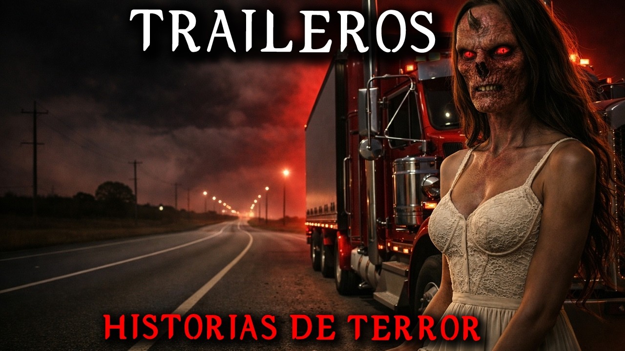 4 HISTORIAS DE TERROR INQUIETANTES de TRAILEROS en MEXICO - RELATOS REALES