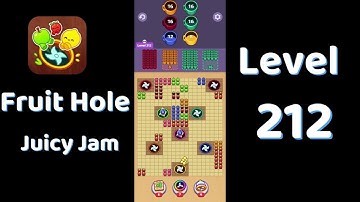 🎯 Fruit Hole Level 212 Walkthrough | Fun Fruit Puzzle Game 🍓 | SolutionGuruji