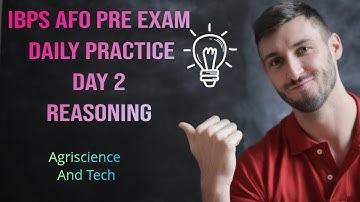 Day 2 Reasoning Daily Practice for IBPS AFO Pre Exam 2022-23