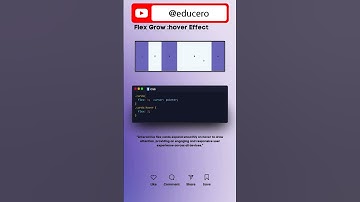 Flex Grow :hover Effect... 🧠 #css #coding #frontend