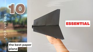How to make a paper airplane foldable flight easy