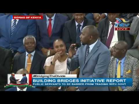 Senator Kipchumba Murkomen booed during BBI report launch