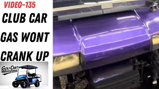 Why Your Golf Cart Won't Start (Troubleshooting Gas Club Car)