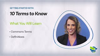 Getting Started With: 10 Terms to Know