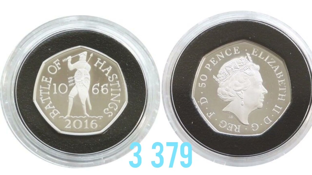 SILVER BATTLE OF HASTINGS 50p Coin VALUE + REVIEW