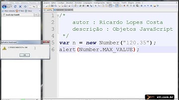 Universidade XTI - Curso Online JavaScript - Aula 25 - Objeto Number