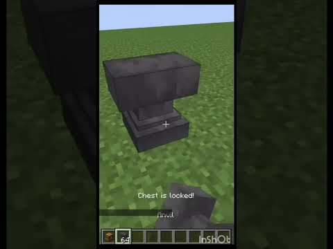 How to lock chest in Minecraft