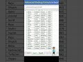Advanced VLOOKUP Formula in Excel #excel #exceltips #shorts  #exceltutorial #msexcel #microsoftexcel