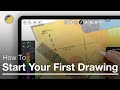 How to Start Your First Drawing - Morpholio Trace Pens & Layers Beginner Tutorial to Sketch & Draw