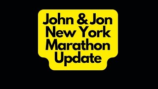 Cheers Everyone - J&amp;J New York Marathon Update 2