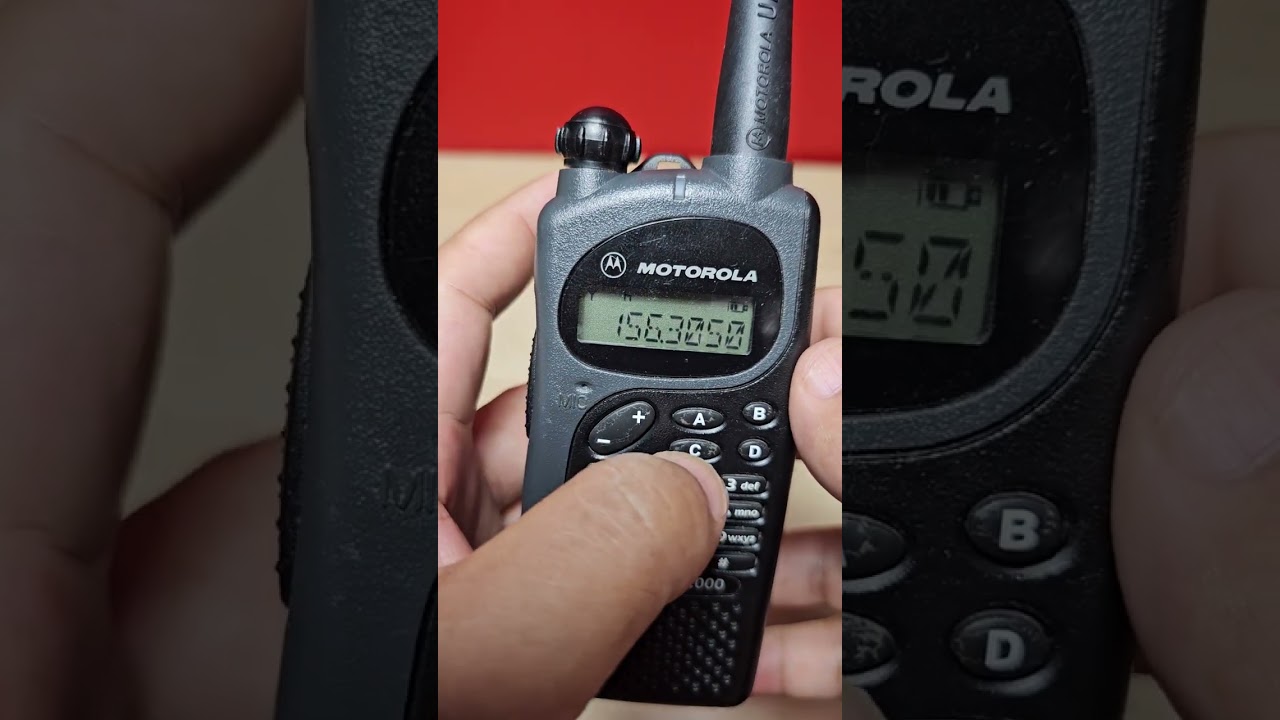 วิธีสแกน Scan Motorola gp2000