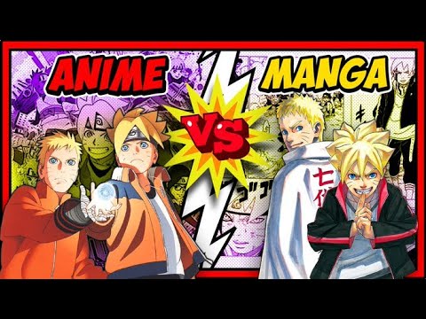 Anime Boruto Uzumaki vs Manga Boruto Uzumaki! - YouTube