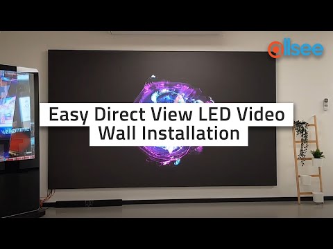 Easy Direct View LED Video Wall Installation