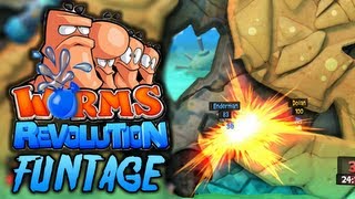 Worms Revolution Funtage - Funnyepicfails Moments Montage