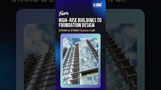 ETABS &amp; STAAD Pro Training in Erode | High-Rise Structural Design Course with Job Assistance- C CUBE