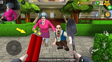 Scary Teacher 3D_New updater-New fun video everyday , gameplay walkthrough  part 666 ( android, ios)