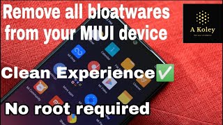 Disabling/Uninstalling Bloatwares and Cleaner in MIUI without root ☠||Only 2 steps ✅🙋‍♂️ screenshot 5