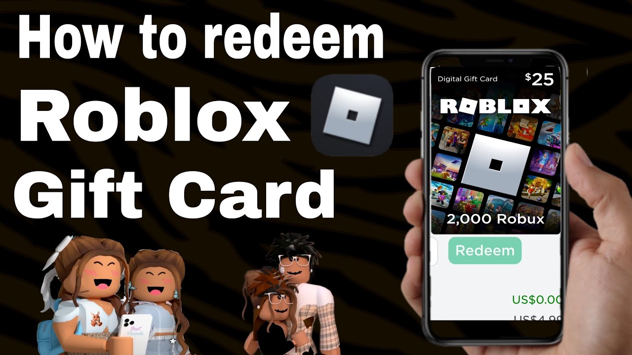 How To Redeem Roblox Gift Card Codes On Mobile (2023) 