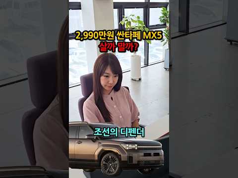 2,990만원 현대 <strong>싼타페</strong> MX5 살까 말까? #중고차