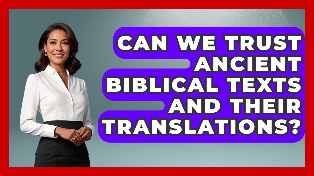 Can We Trust Ancient Biblical Texts And Their Translations? | Explaining Bible Verses News
