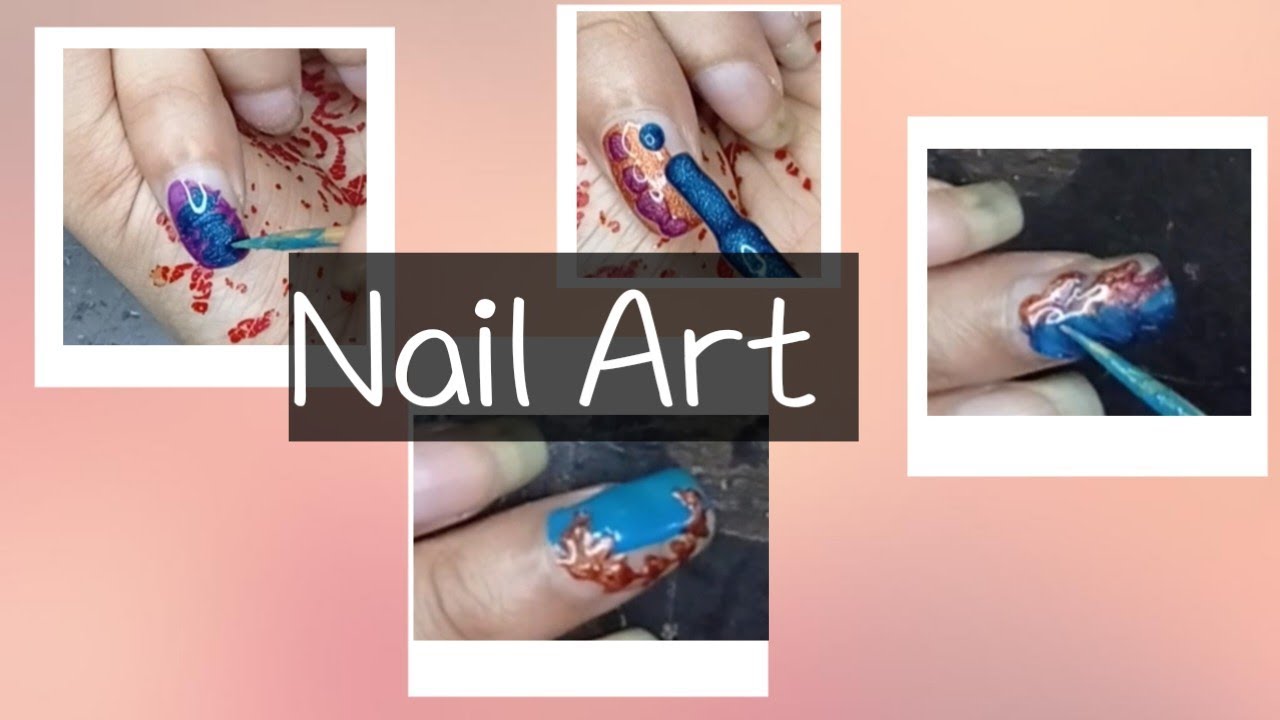 Easy Nail Art Tutorial For Beginners||Nail Designs - YouTube