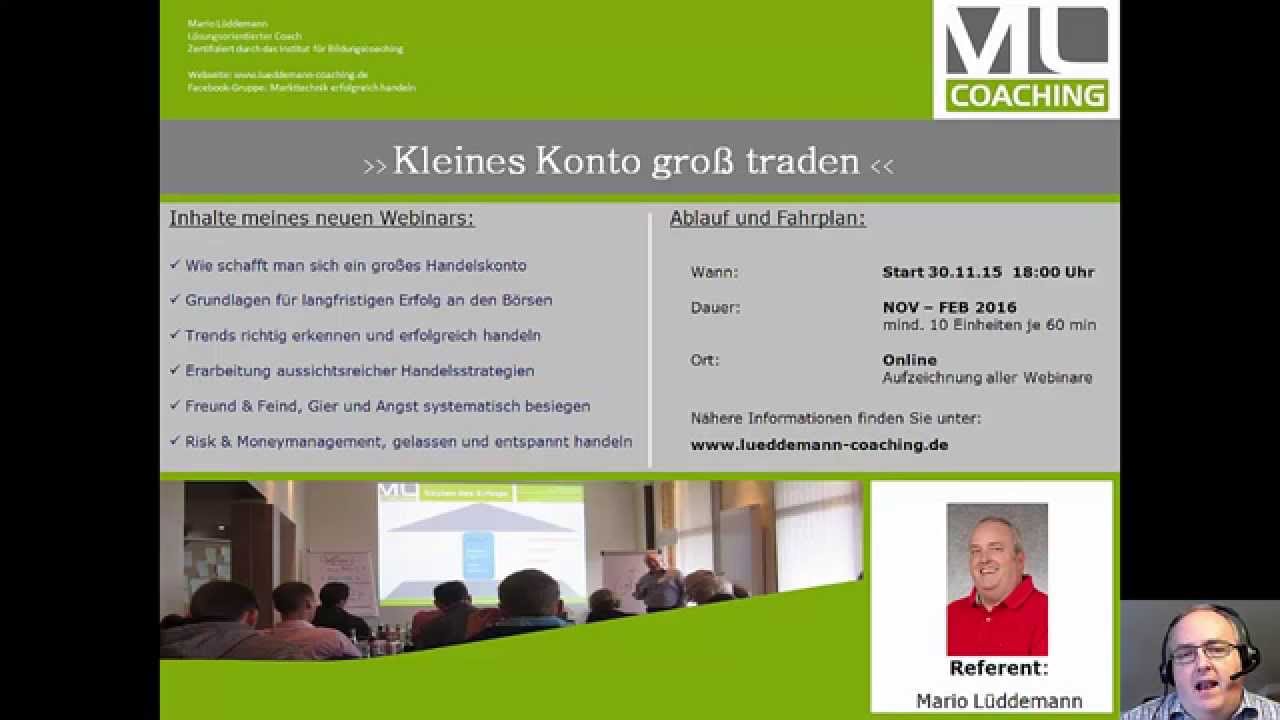 Kleines Konto GroГџ Traden Kleines Konto GroГџ Traden