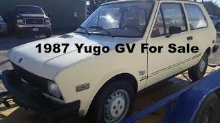1987 Yugo GV - For Sale Craigslist (Sold)