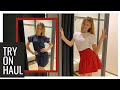 TRY ON HAUL / which school uniform do you think I chose?