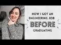 How i got an engineering job before graduating  job hunting tips