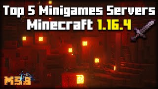 Minecraft Top 5  BEST Server Mini-Games! 
