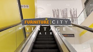 Schindler Medium-File Escalators - Furniture City, Vintage Faire Mall - Modesto, CA
