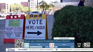Arizona voters head to the polls Tuesday for the Presidential Preference ELection