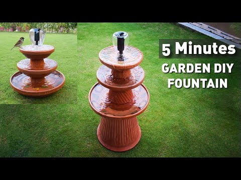 Video: DIY fountains: how to make a garden unique