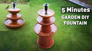 Transform Your Garden with This Simple DIY Homemade Fountain step-by-step guide