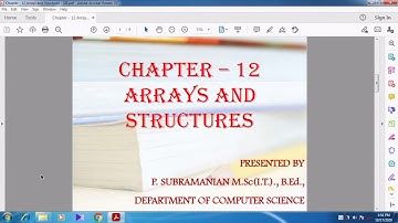 Memory Representation of 2D Array, Types of 2D Array, Row Major & Column Major Order.