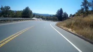 Bicycle Descent From Brooktrails On Sherwood Rd, Willits California. Commute On Huffy Vertis E-Bike.
