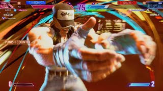 Beating Ken player Spamming Hadouken - Street Fighter 6 Ranked