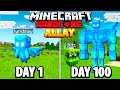 I Survived 100 Days as an ALLAY in HARDCORE Minecraft!