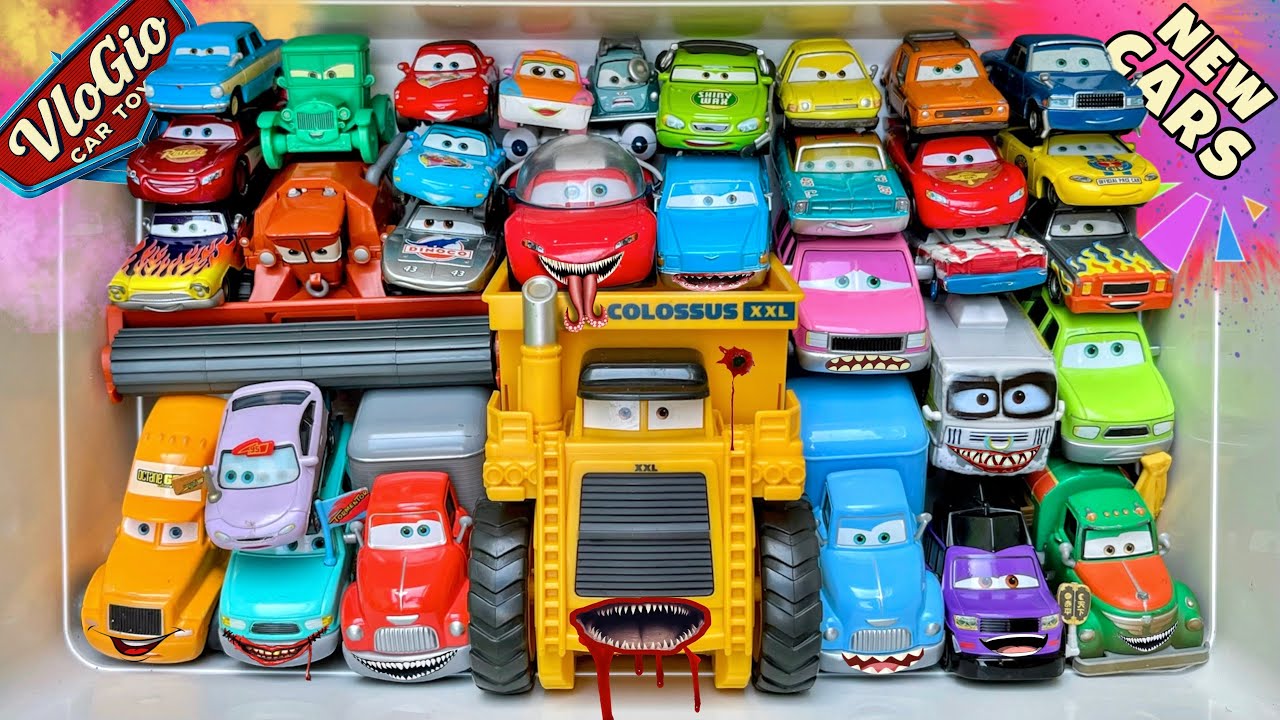 Disney Pixar Cars Unboxing Review | Lightning McQueen, Tow Mater, Doc Hudson, Sally Carrera, Cruz