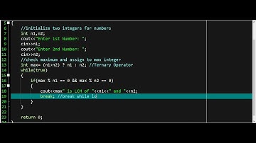 Find LCM of Two Numbers Using C++ | Least Common Multiple C++ Program | C by Zee