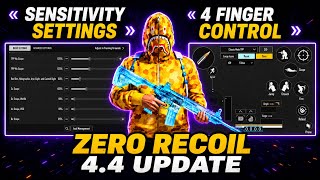 🔥PUBG MOBILE/BGMI SENSITIVITY SETTINGS 2026 |✅BEST ZERO RECOIL SENSITIVITY | NEW UPDATE 4.4 CODE